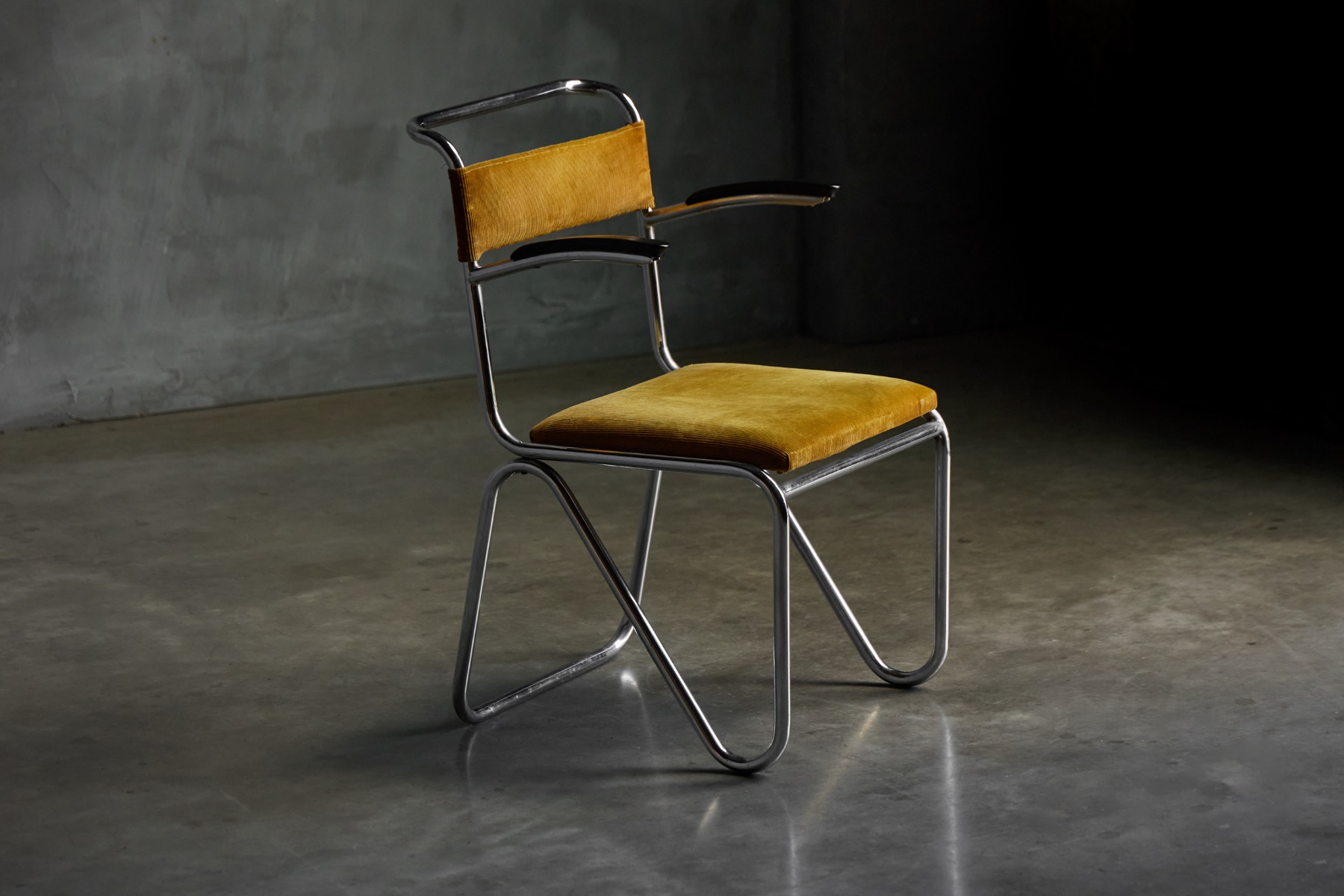 'Diagonaalstoel' Armchair by W.H. Gispen, Netherlands - circa 1930