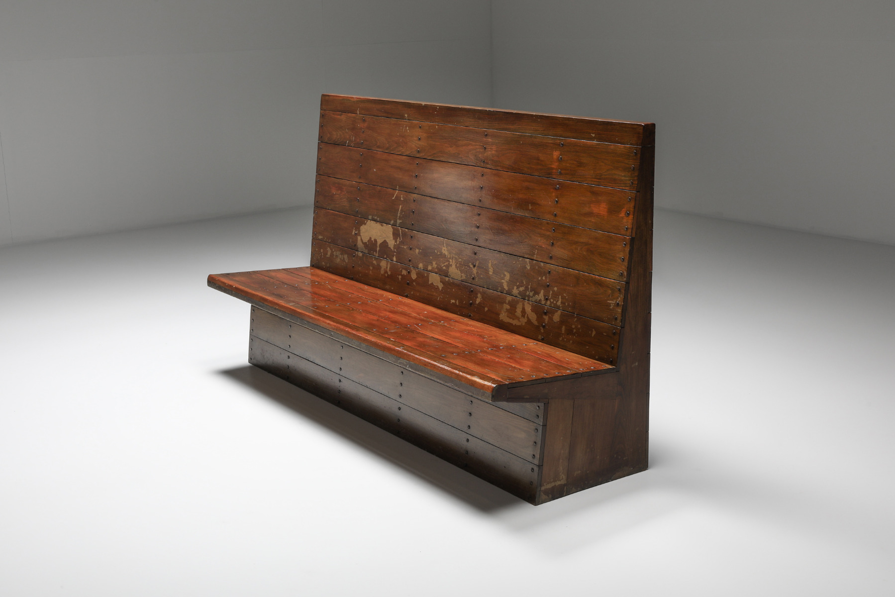 Dom Hans Van Der Laan Bench Bossche School - 1950s