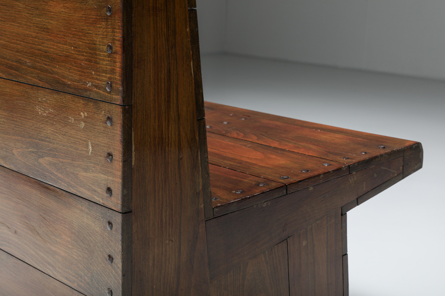 Dom Hans Van Der Laan Bench Bossche School - 1950s