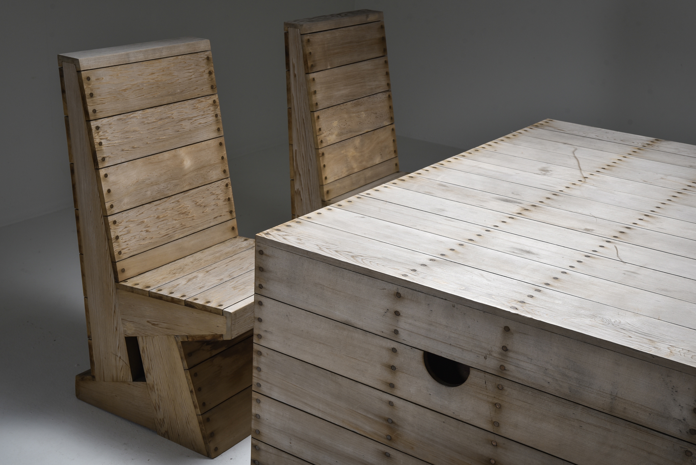 Dom Hans van der Laan & Jan De Jong Outdoor Dining Set - 1970's
