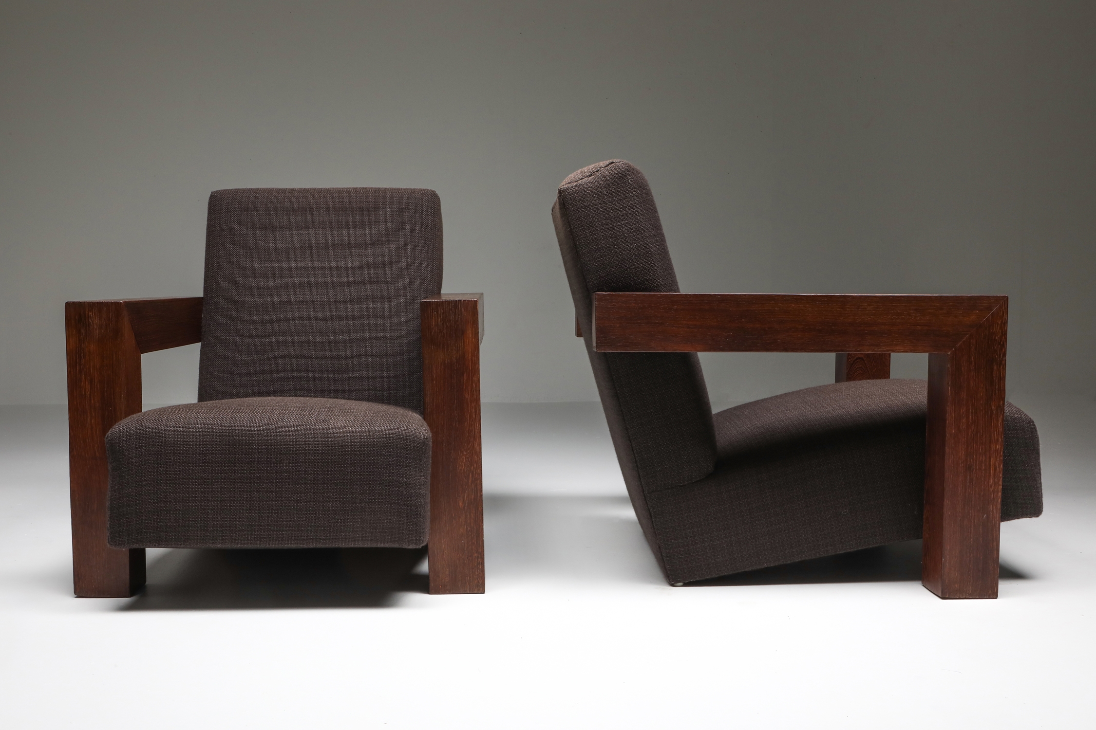 Rietveld's Utrecht Chair with Wooden Frame - 1960s