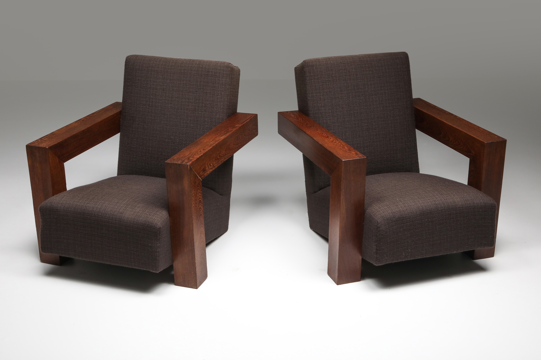 Rietveld's Utrecht Chair with Wooden Frame - 1960s