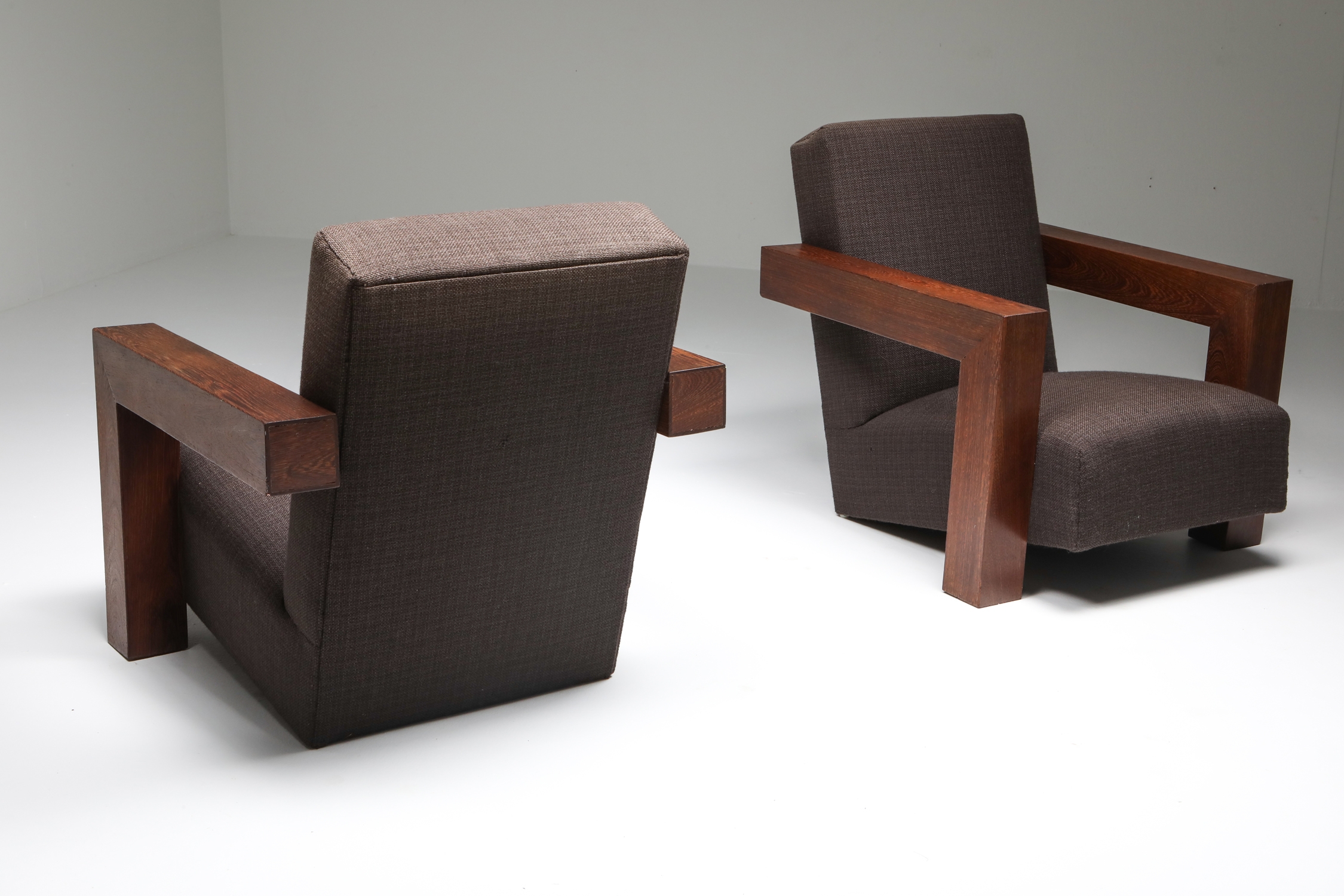 Rietveld's Utrecht Chair with Wooden Frame - 1960s