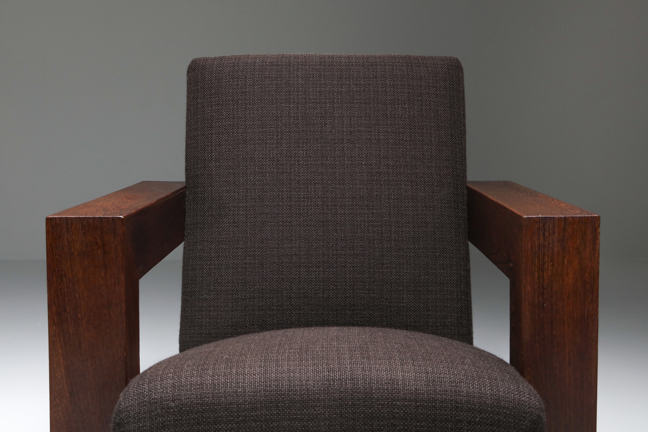 Rietveld's Utrecht Chair with Wooden Frame - 1960s