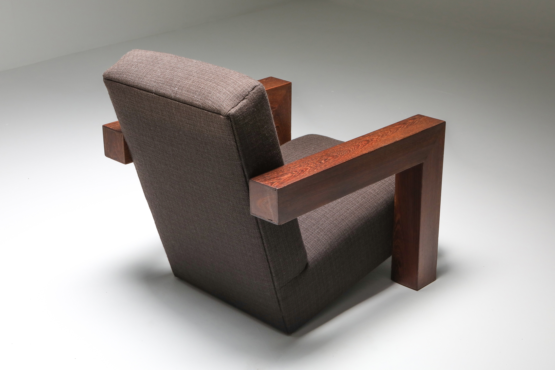 Rietveld's Utrecht Chair with Wooden Frame - 1960s