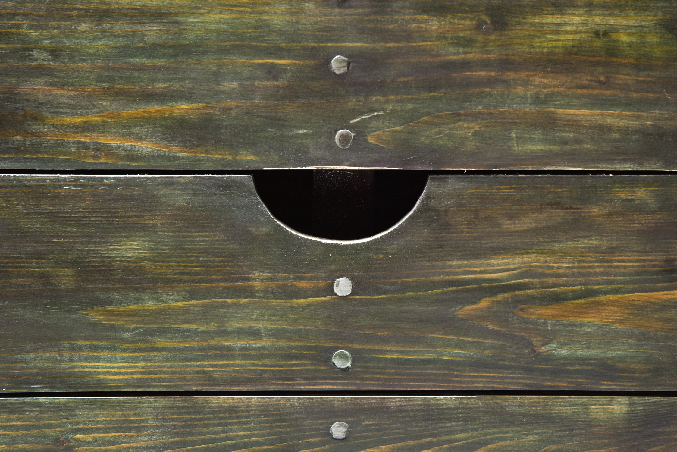 Olive Green Table Desk by Dom Hans van der Laan & Jan de Jong - 1970's