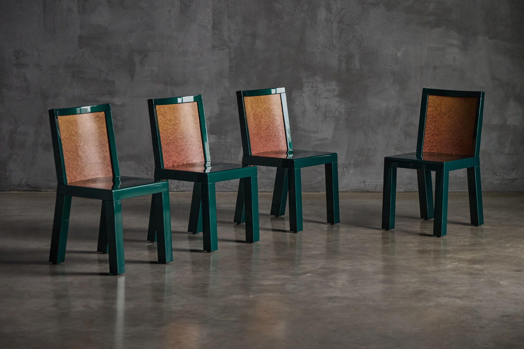 Donau Dining Set by Ettore Sottsass and Marco Zanini for Leitner, Italy - 1980s