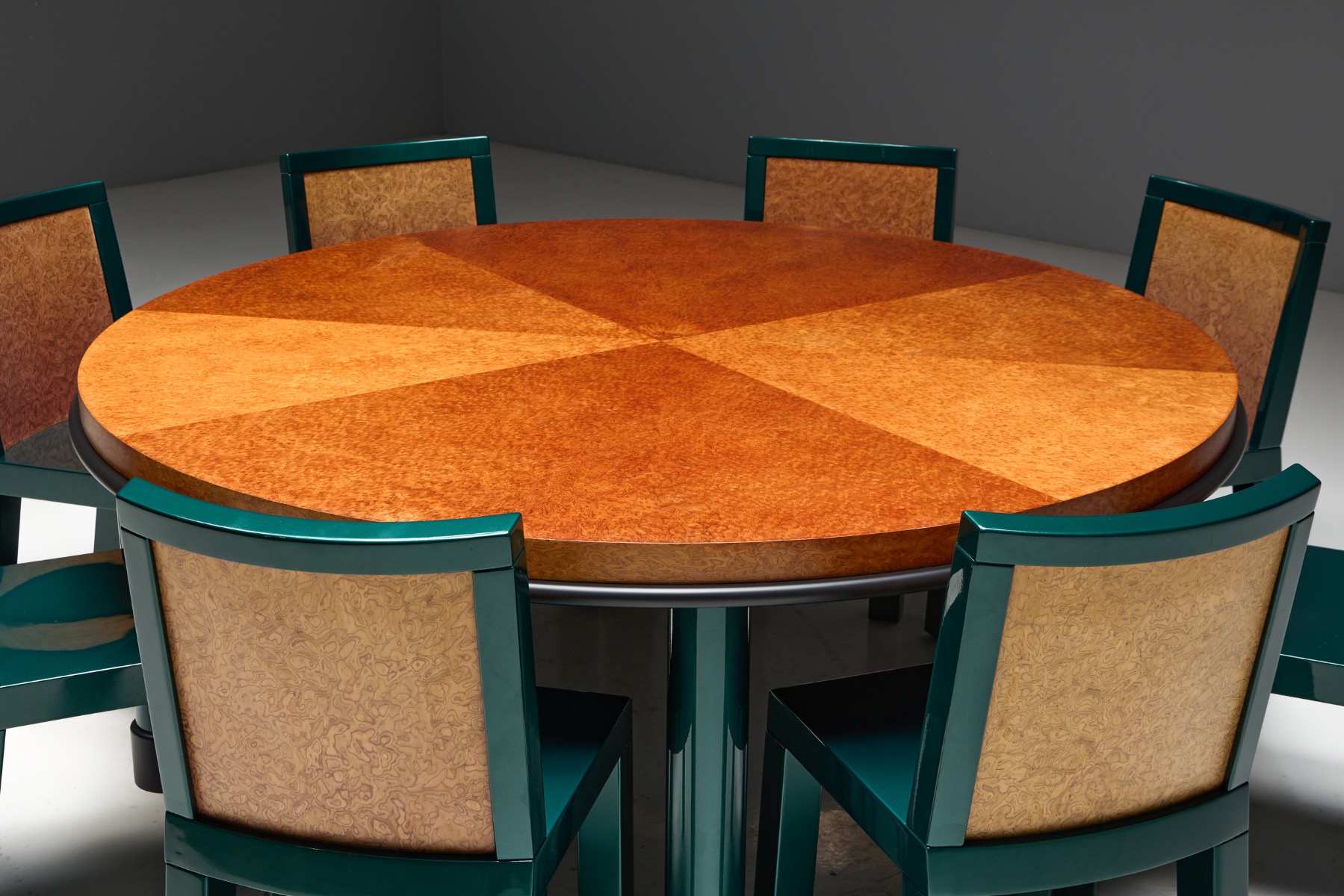Donau Dining Set by Ettore Sottsass and Marco Zanini for Leitner, Italy - 1980s