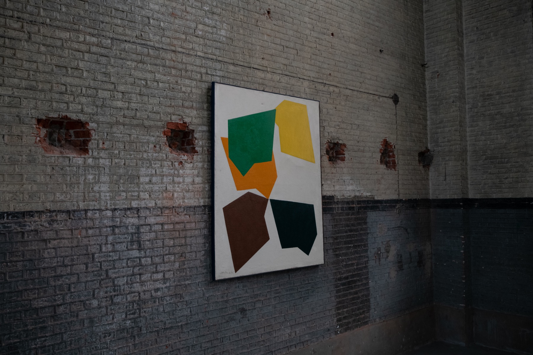 Contemporary Abstract Painting by René Roche - 1979