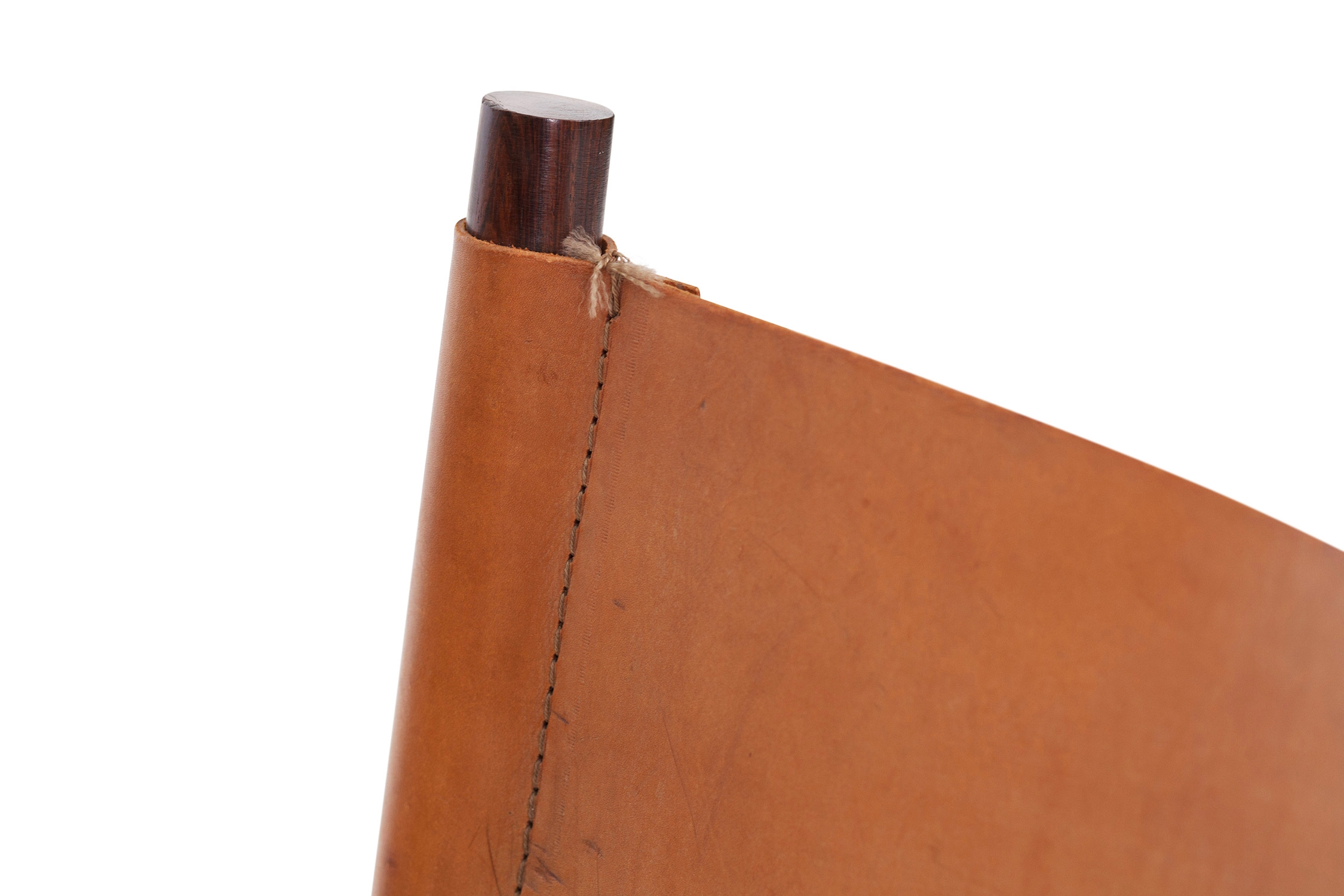 Rosewood and Cognac Leather Lounge Chair by Jorge Zalszupin, Brazil - 1955