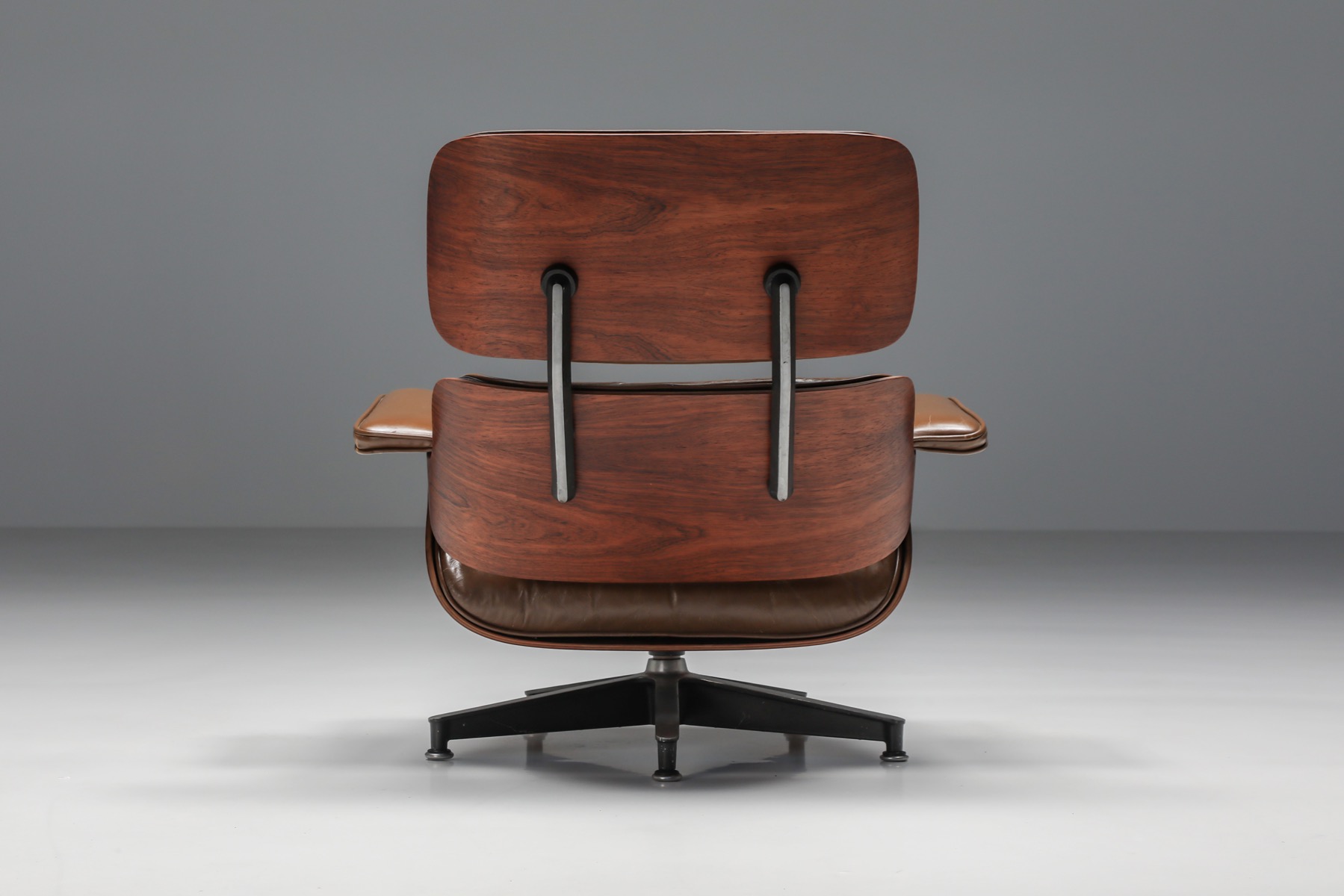 Eames Lounge Chair In Brown with Ottoman for Herman Miller - 1960's