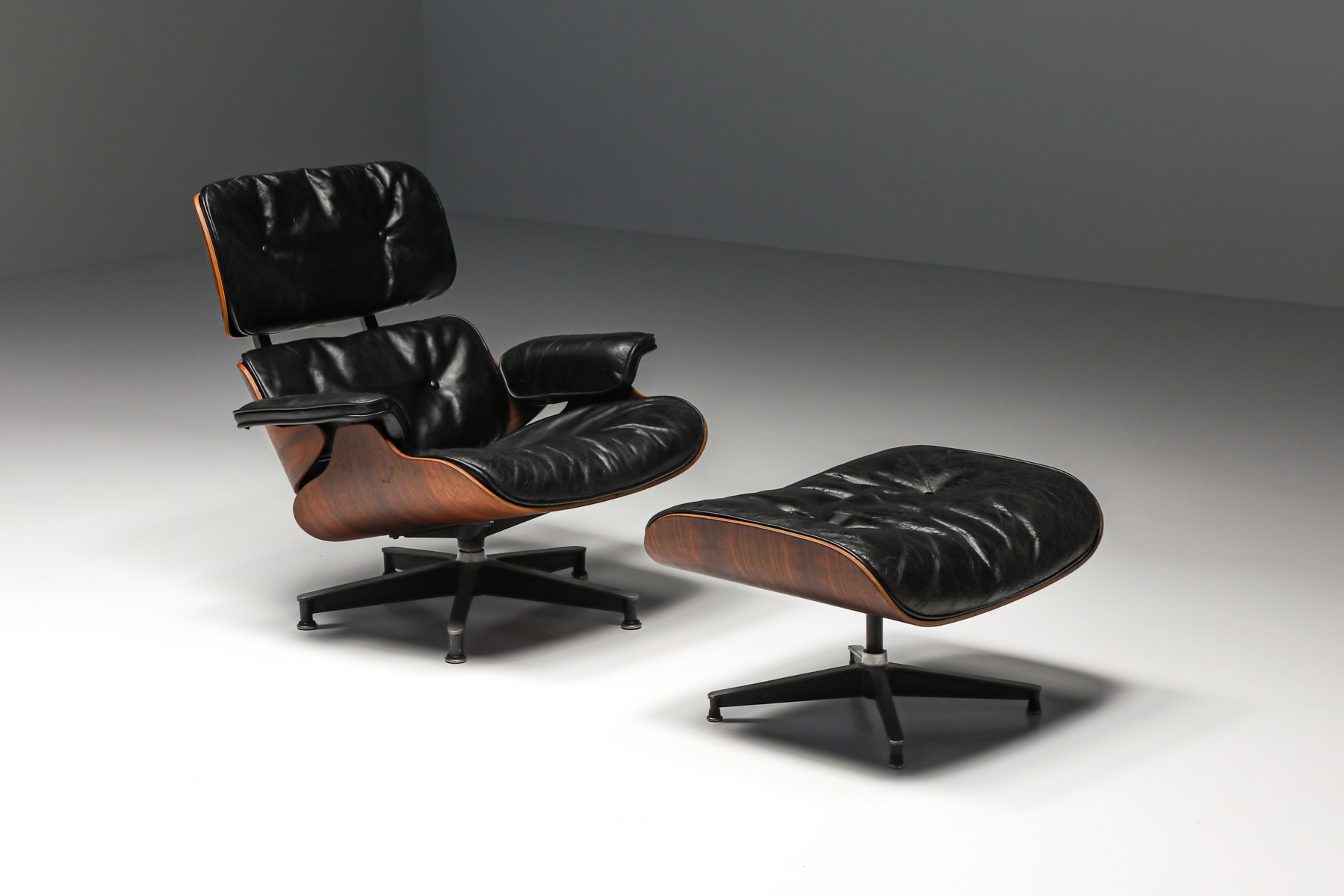 Eames Lounge Chair with Ottoman for Herman Miller, 1st edition - 1957