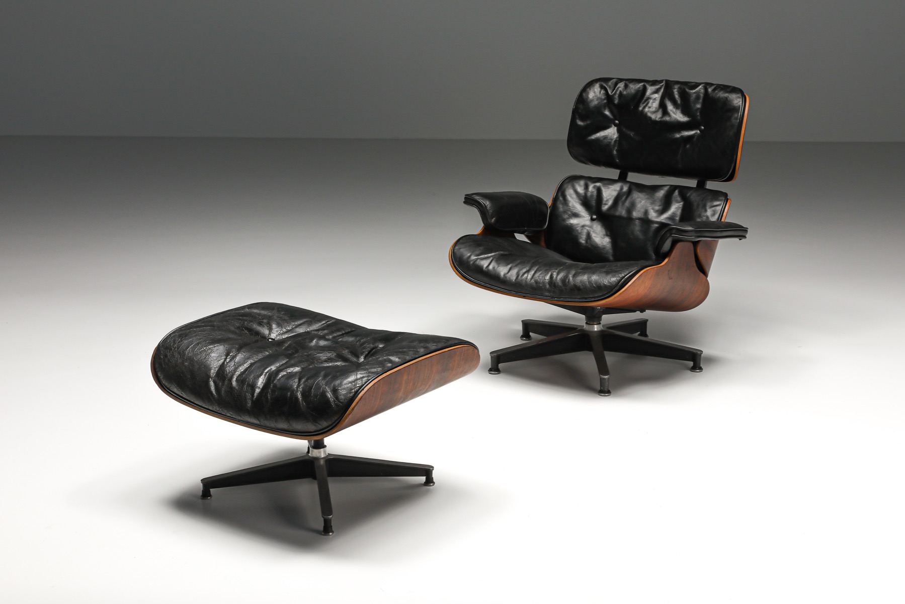 Eames Lounge Chair with Ottoman for Herman Miller, 1st edition - 1957