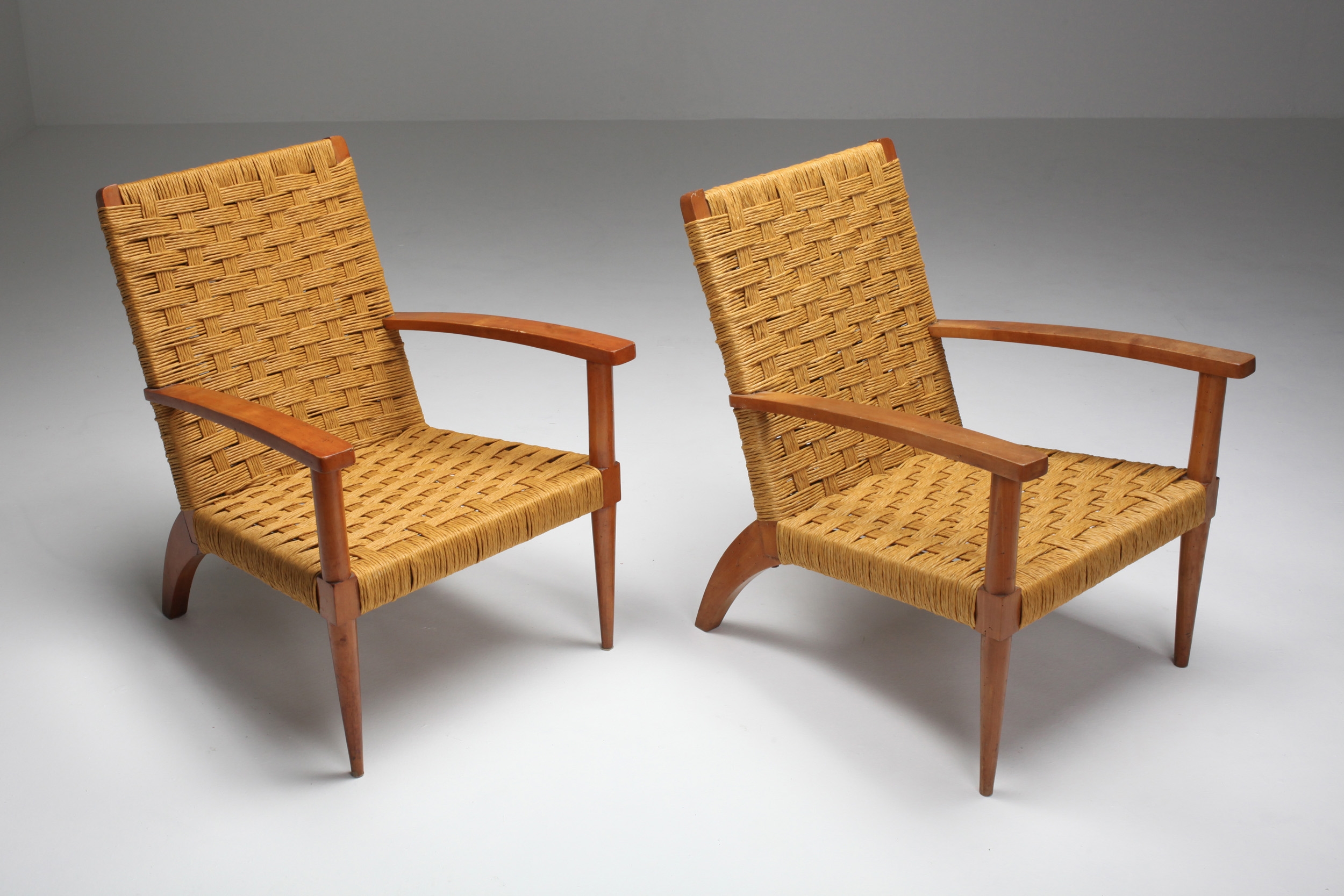 Audoux Minet Armchairs - 1960s