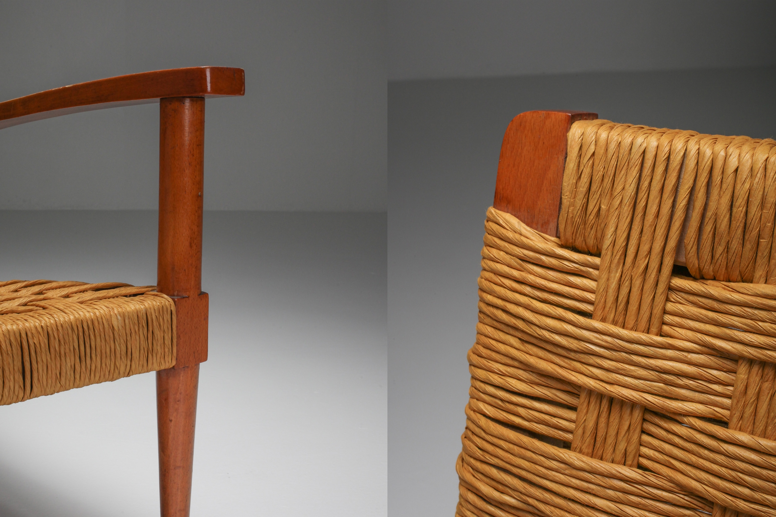 Audoux Minet Armchairs - 1960s