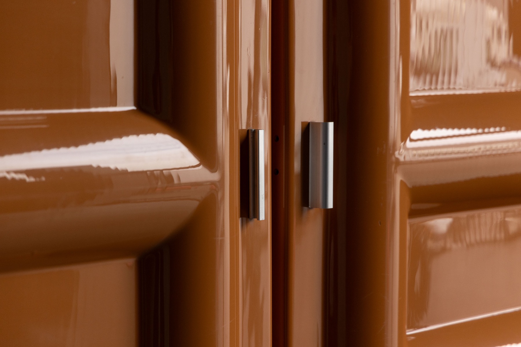 Edition Somop Wardrobe in Orange Molded Plastic - 1970s