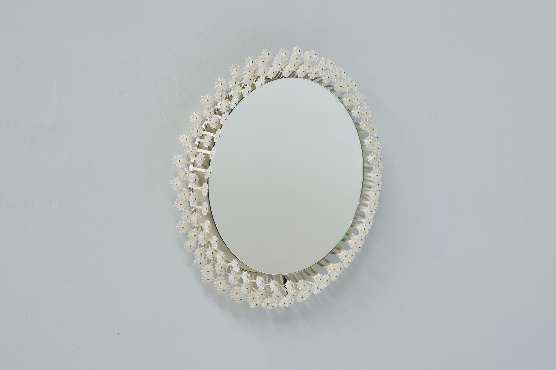 Illuminated Glass Mirror by Emil Stejnar for Rupert Nikoll - 1950s