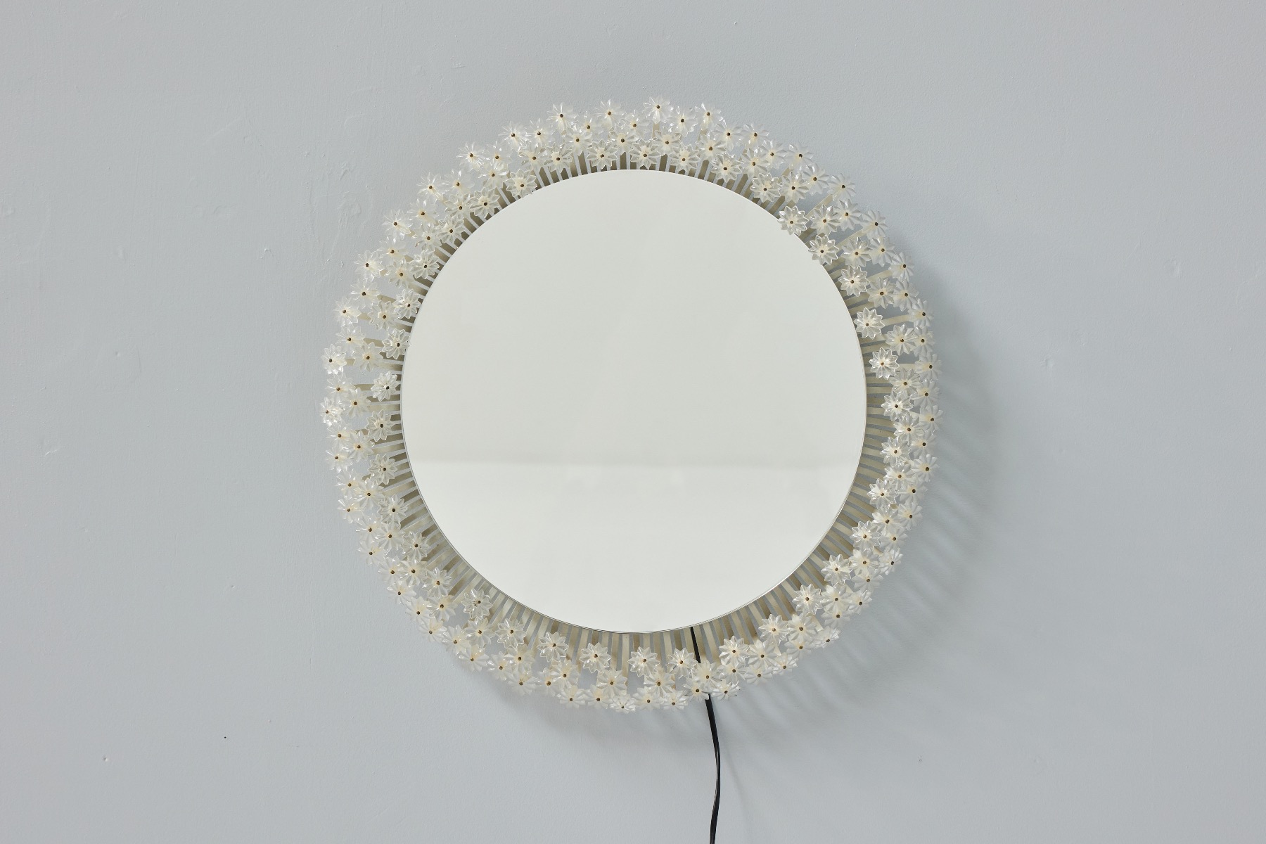 Illuminated Glass Mirror by Emil Stejnar for Rupert Nikoll - 1950s