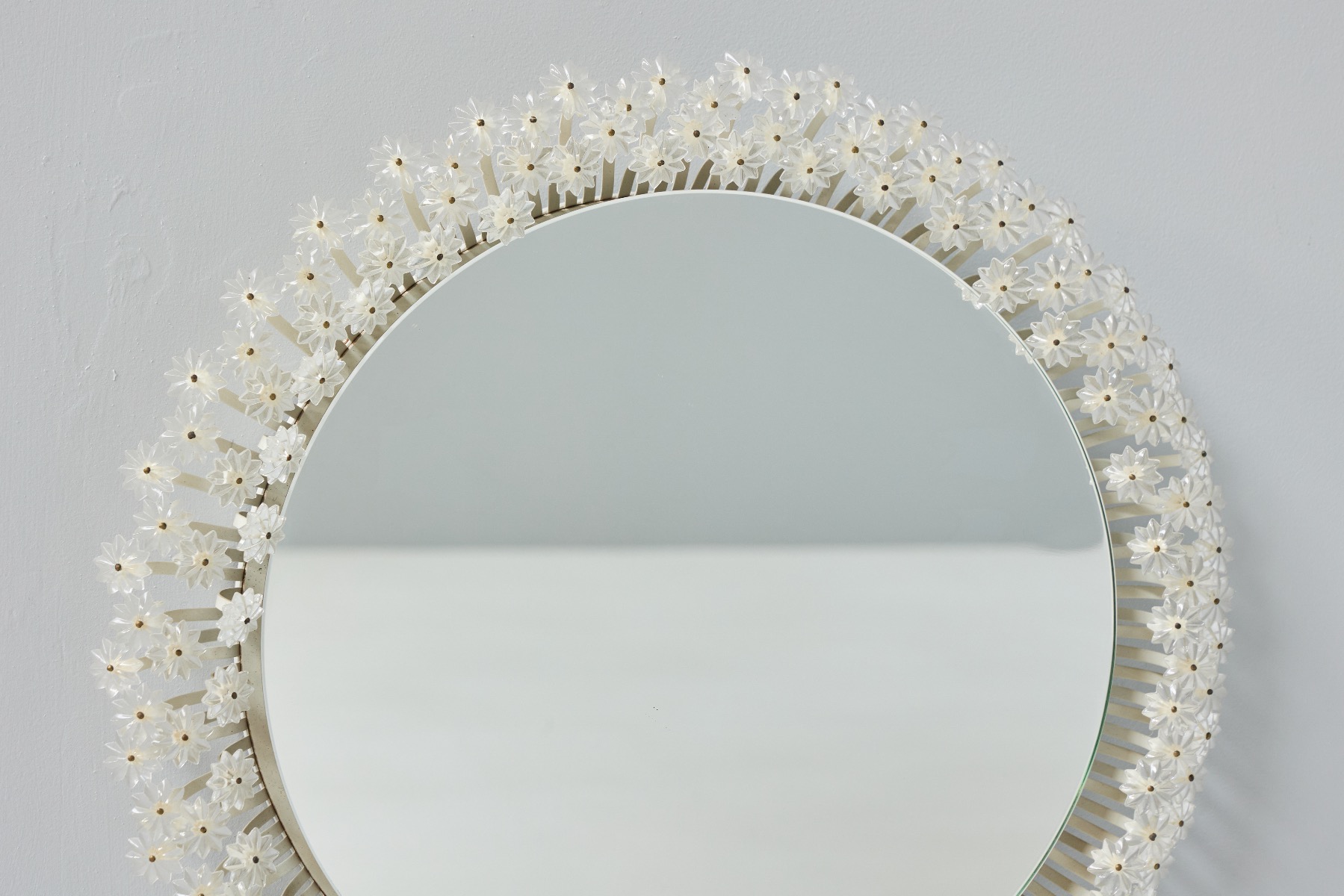 Illuminated Glass Mirror by Emil Stejnar for Rupert Nikoll - 1950s