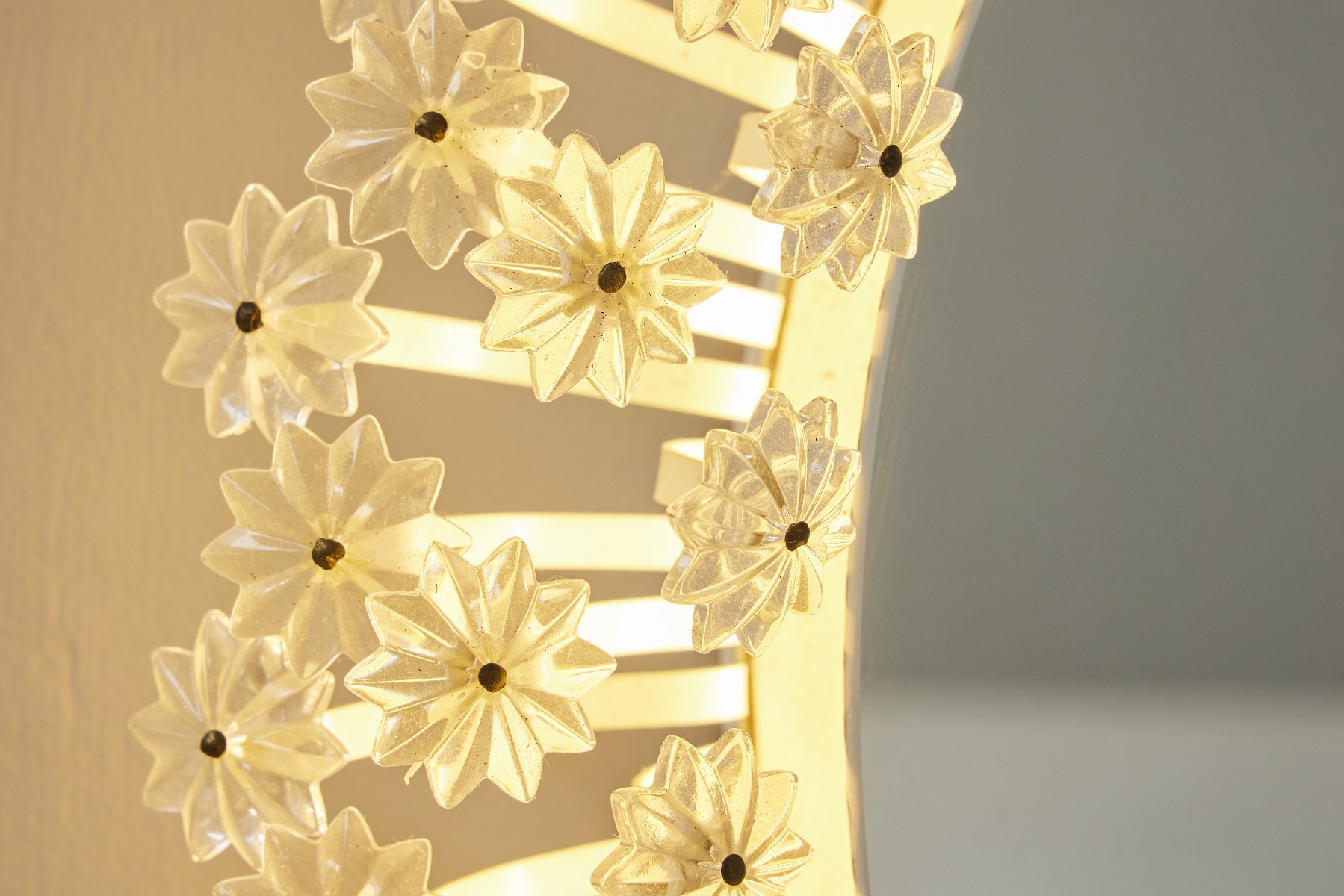 Illuminated Glass Mirror by Emil Stejnar for Rupert Nikoll - 1950s