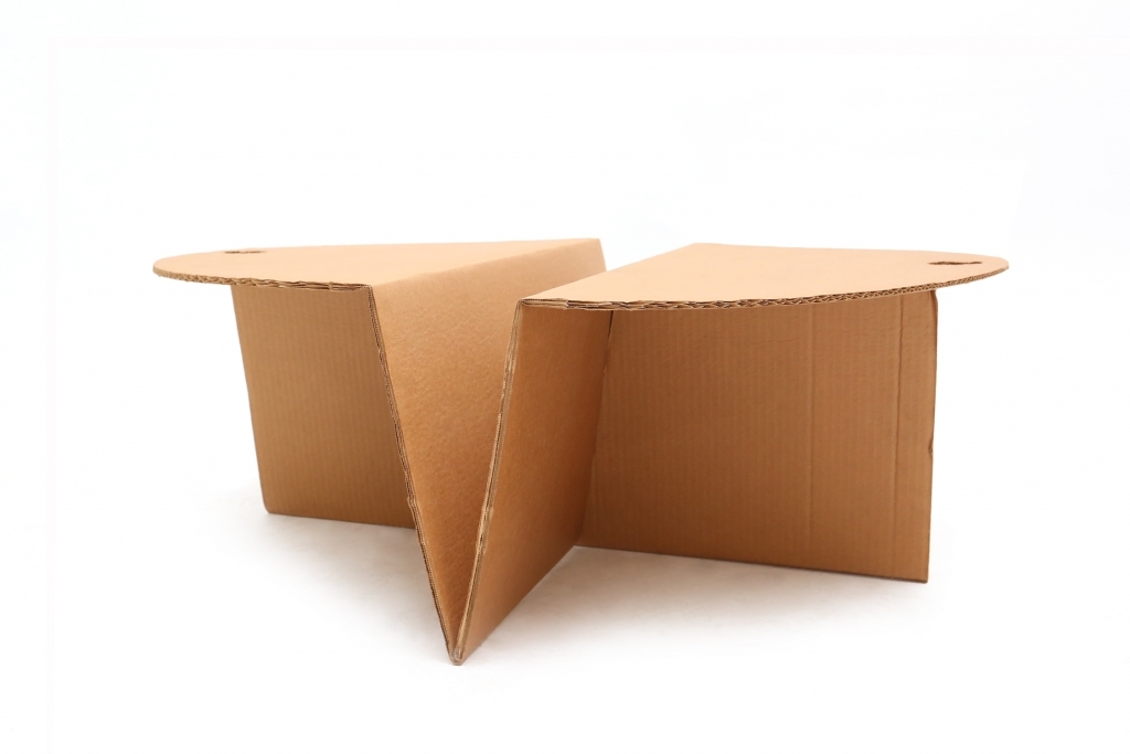 Eco-Design Cardboard Coffee Table, Olivier Leblois - 1993