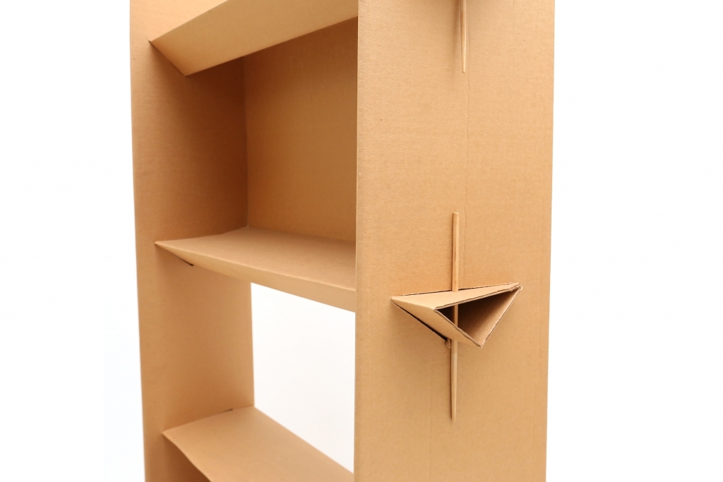 Eco-Design Cardboard Etagère, Olivier Leblois - 1993