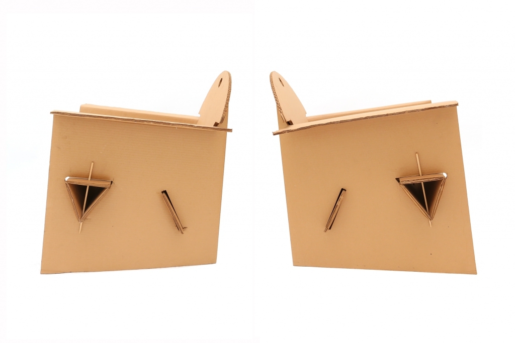 Eco-Design Cardboard Armchairs, Olivier Leblois - 1993