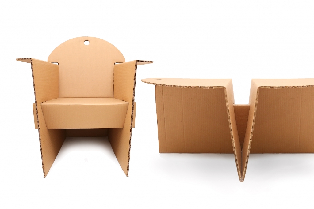 Eco-Design Cardboard Armchairs, Olivier Leblois - 1993