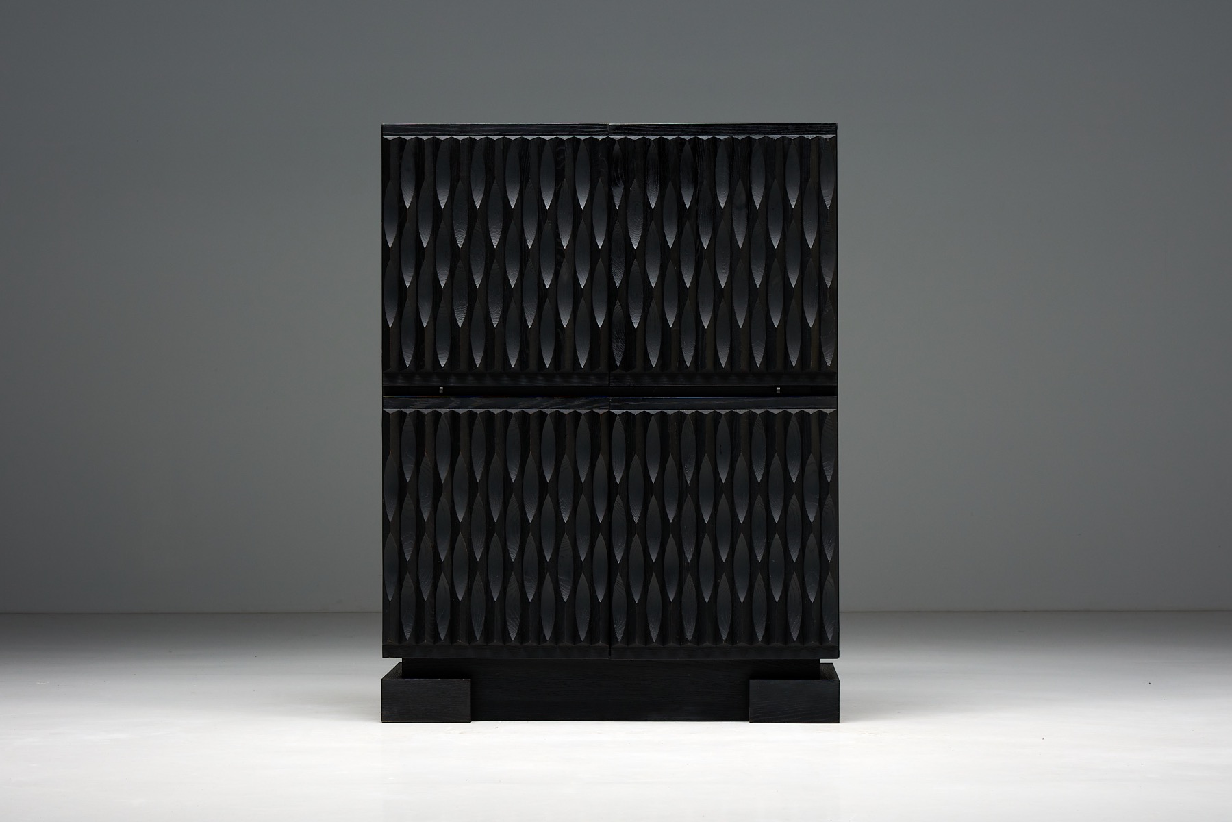 Brutalist Bar Cabinet by De Coene - 1970s