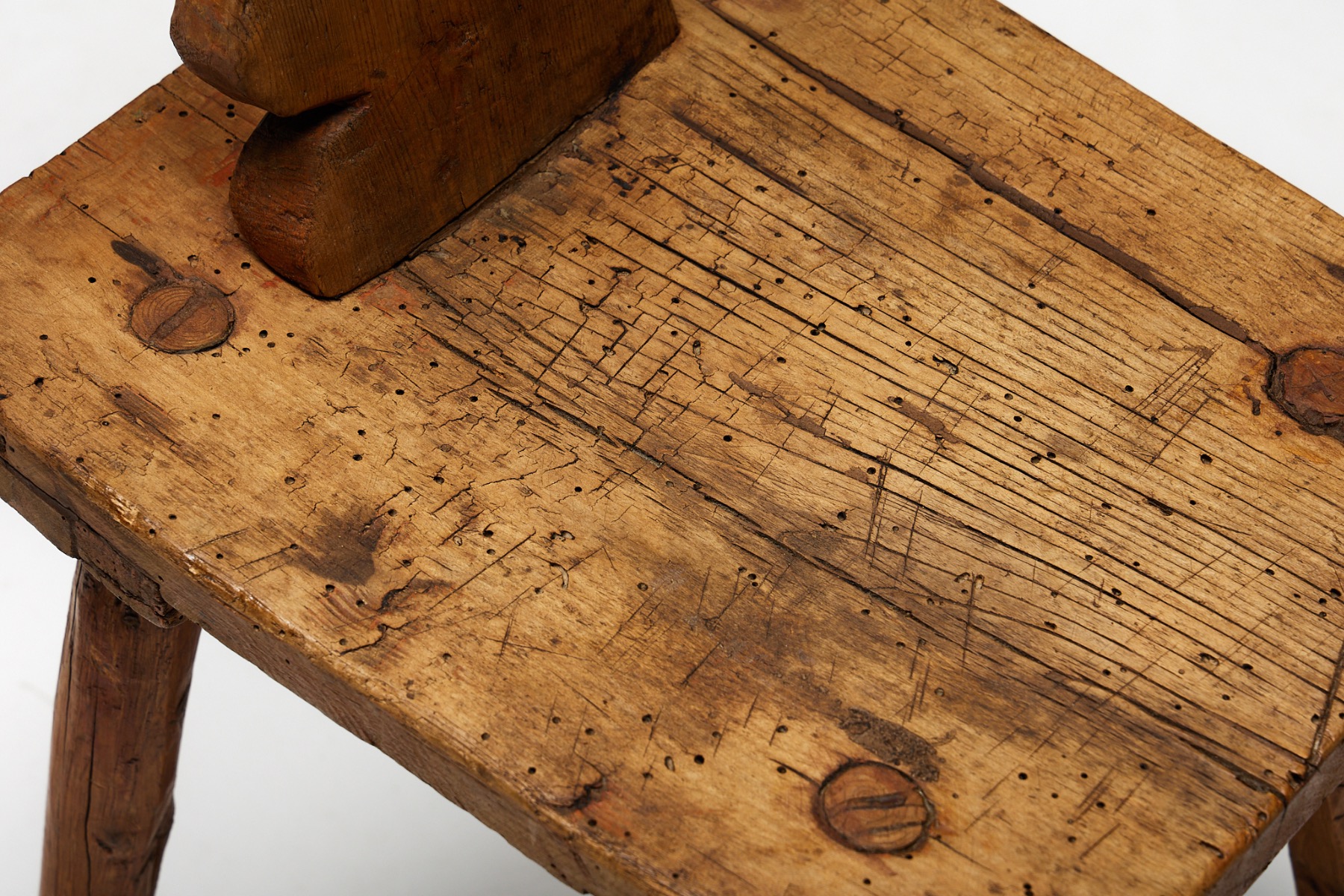 Swiss Alpine Folk Art Chair - 19th Century