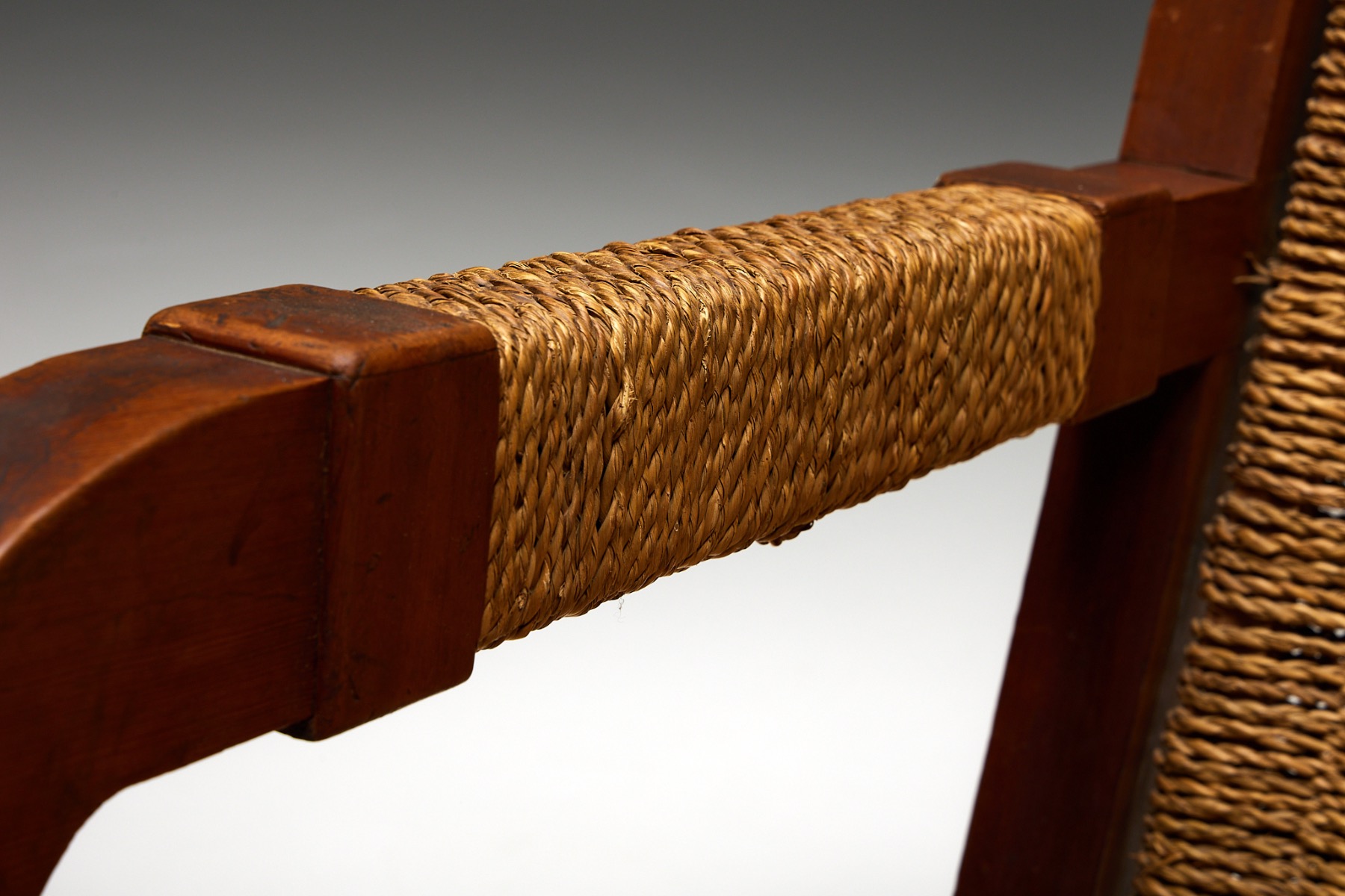 Easy Chair in Rope and Pitch Pine -  1930s