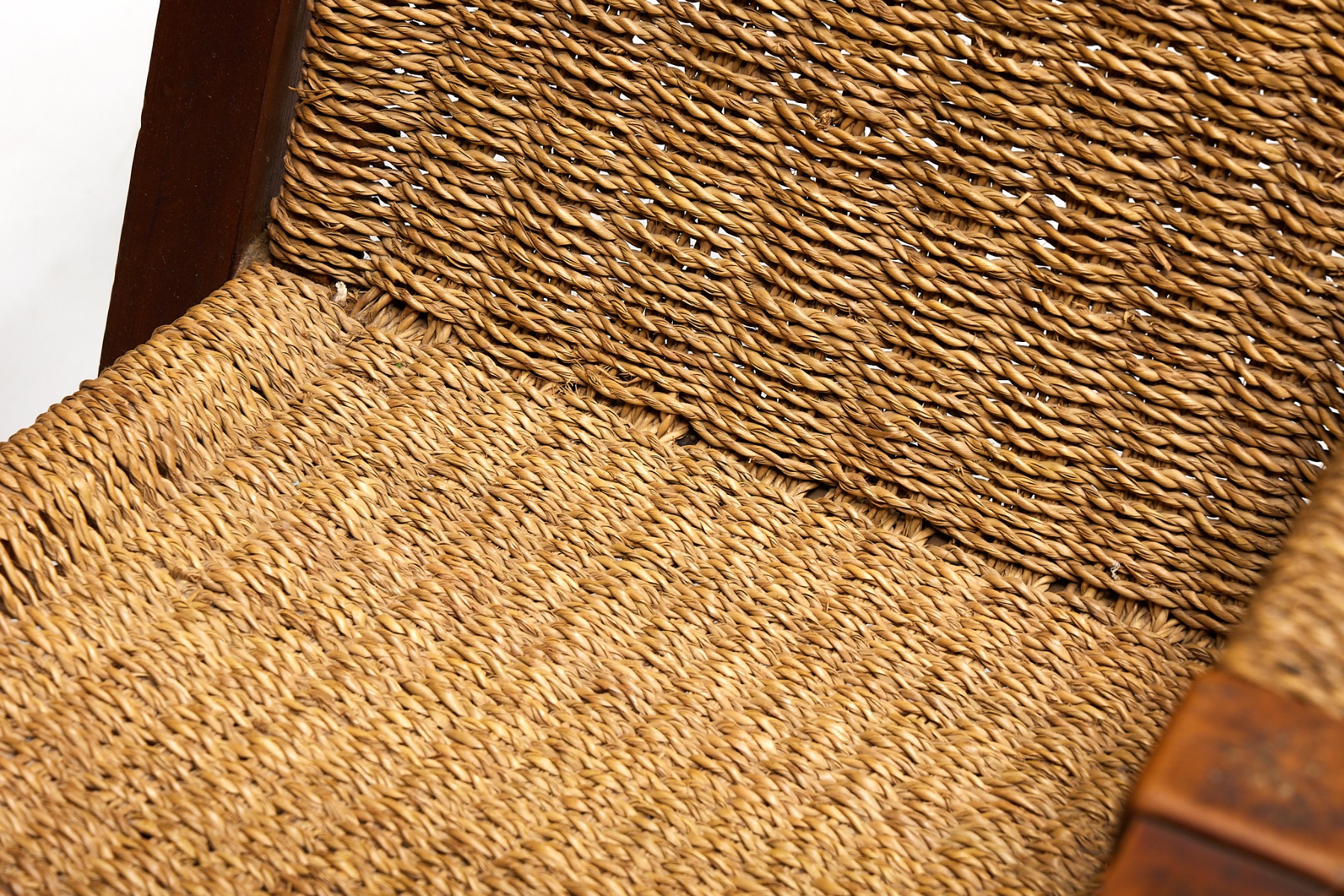 Easy Chair in Rope and Pitch Pine -  1930s