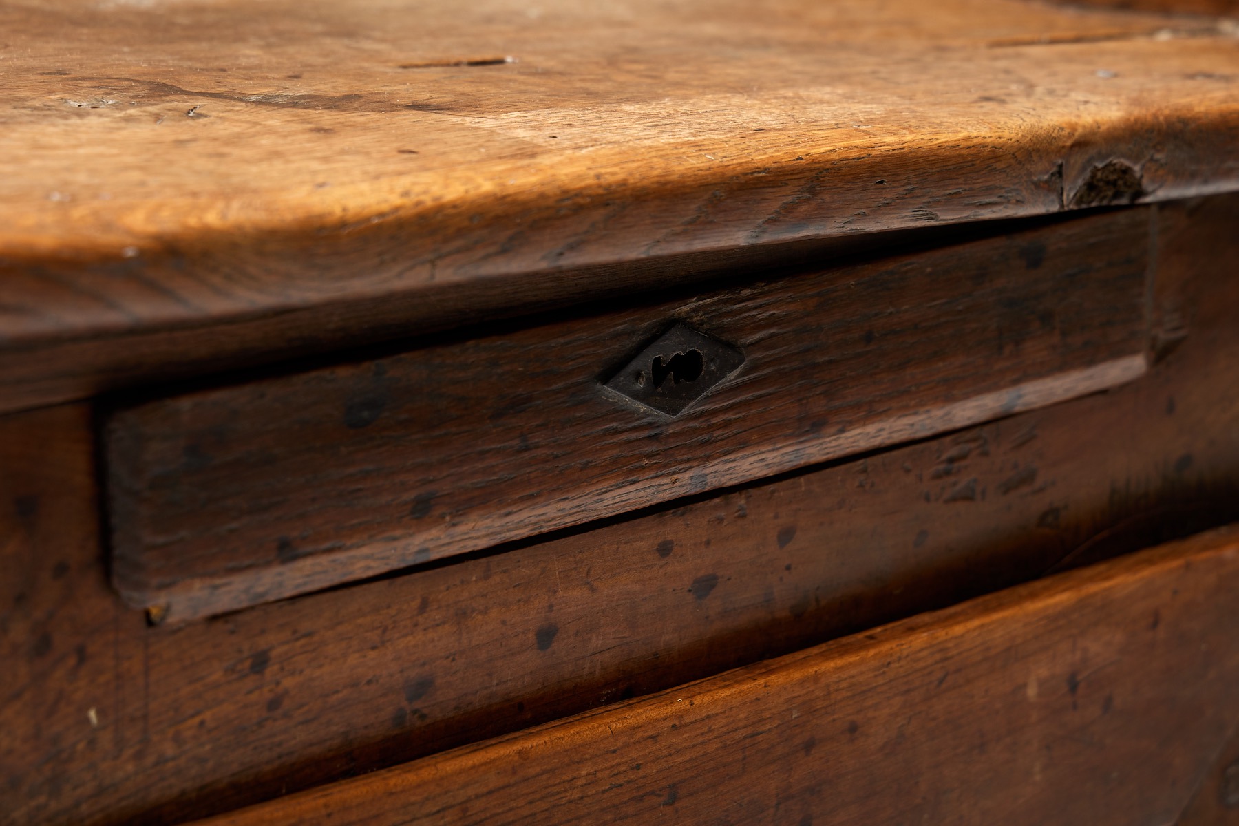 Art Populaire Writing Desk - 19th Century
