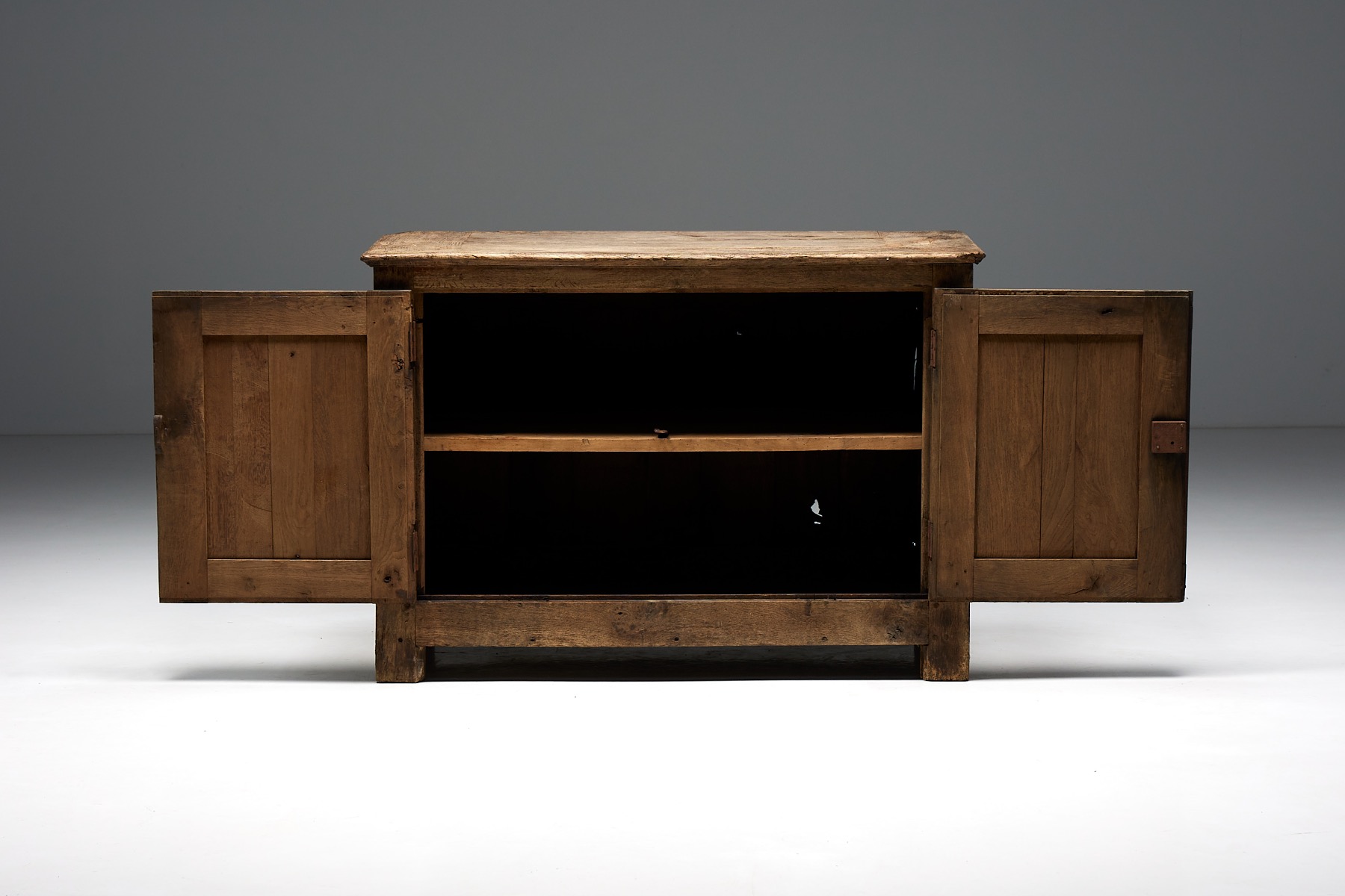 Naive Folk Art Buffet - 19th Century