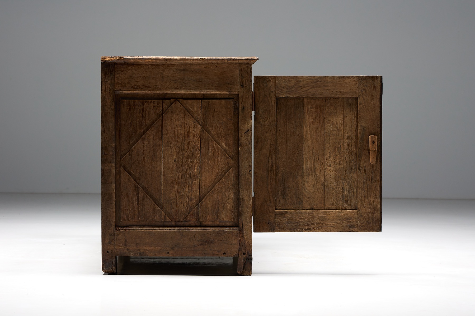 Naive Folk Art Buffet - 19th Century