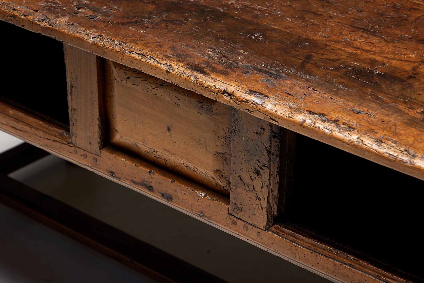Rustic Art Populaire Table - 19th Century
