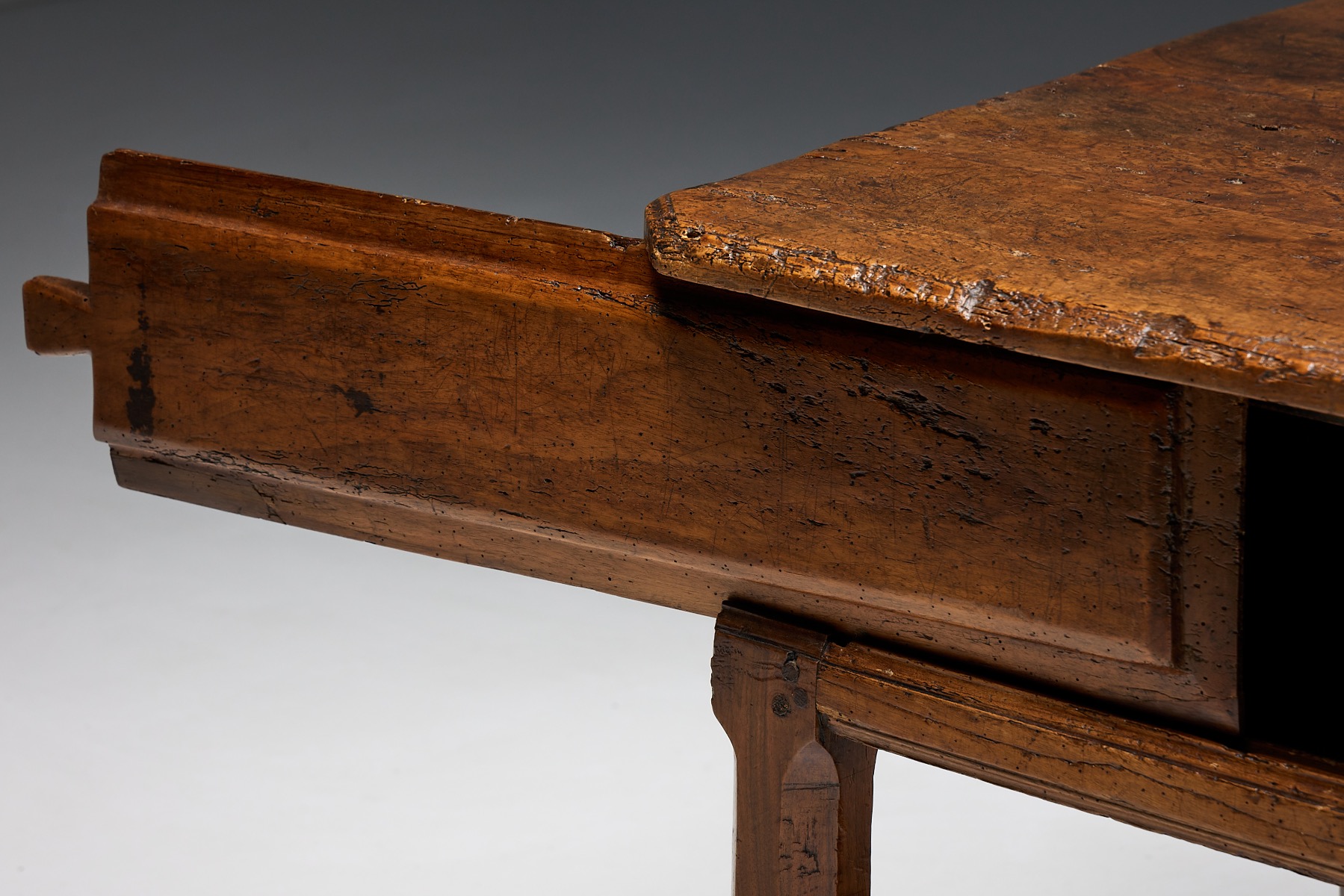 Rustic Art Populaire Table - 19th Century
