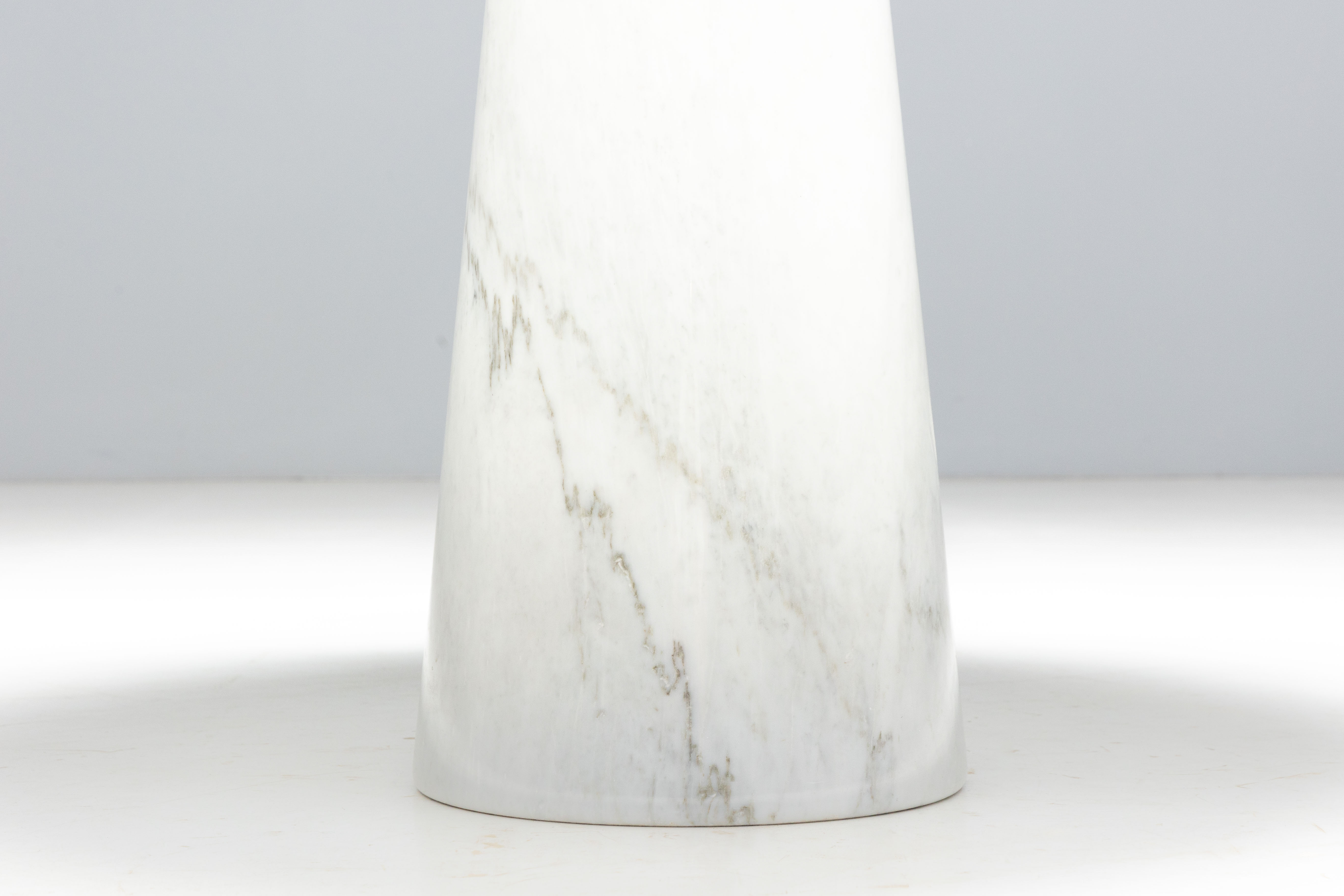 Eros White Marble Dining Table by Angelo Mangiarotti for Skipper, Italy - 1970s