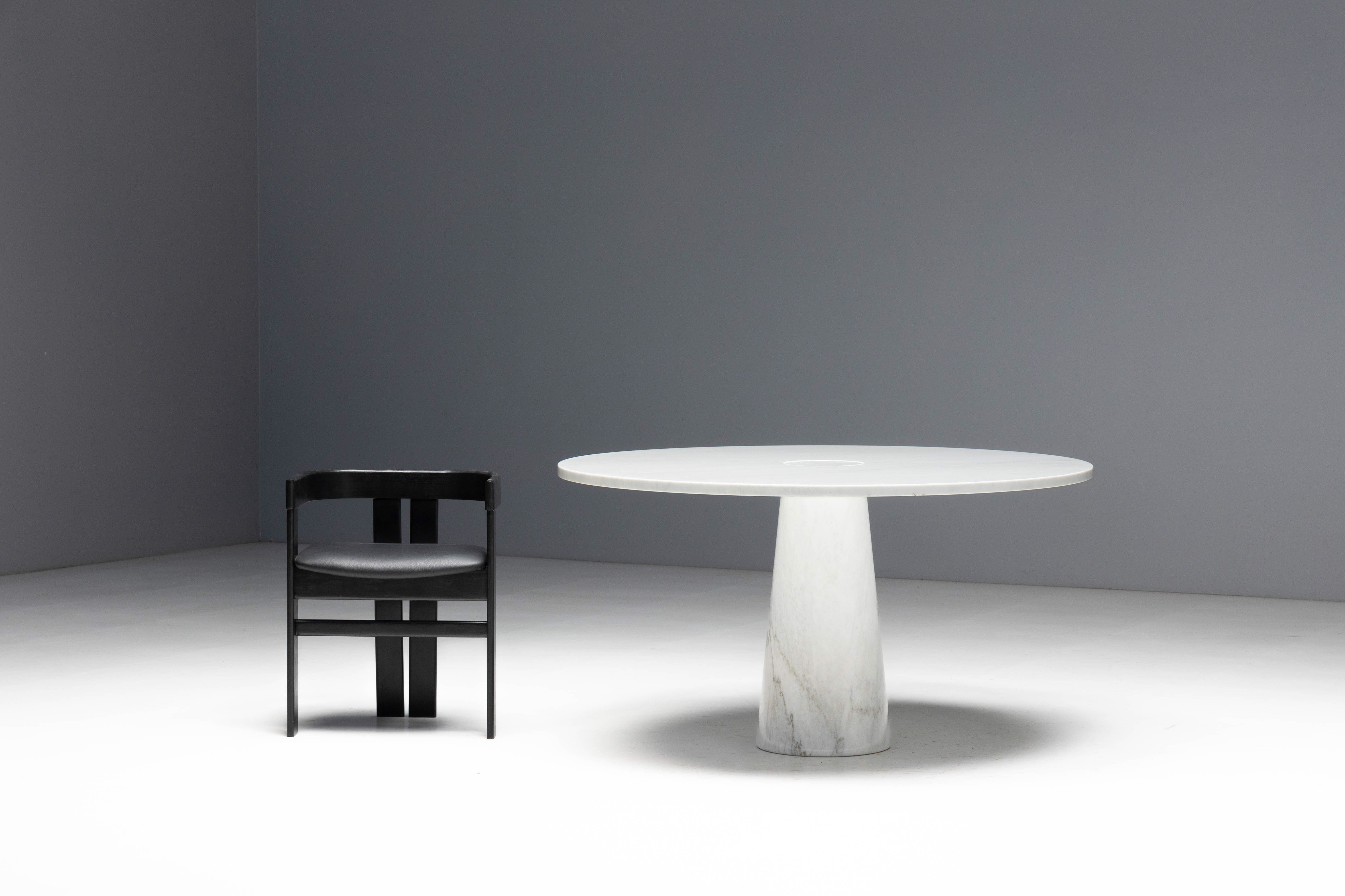 Eros White Marble Dining Table by Angelo Mangiarotti for Skipper, Italy - 1970s