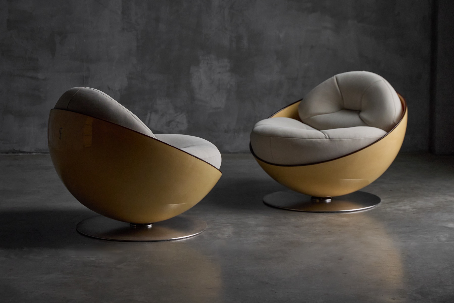Esfera Lounge Chairs by Ricardo Fasanello, Brazil – Late 1960s