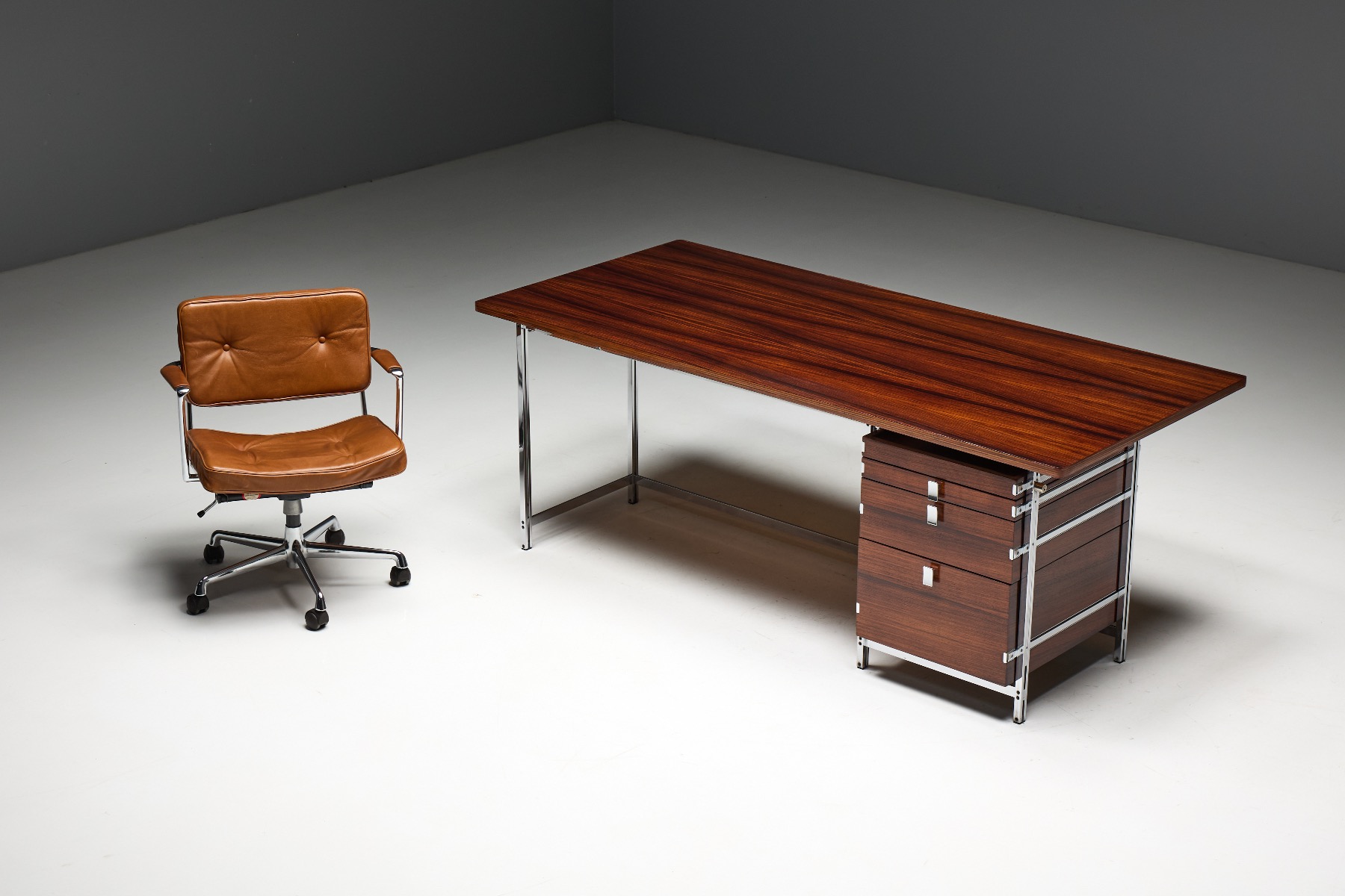 Executive Desk by Jules Wabbes for Mobilier Universel - 1950s