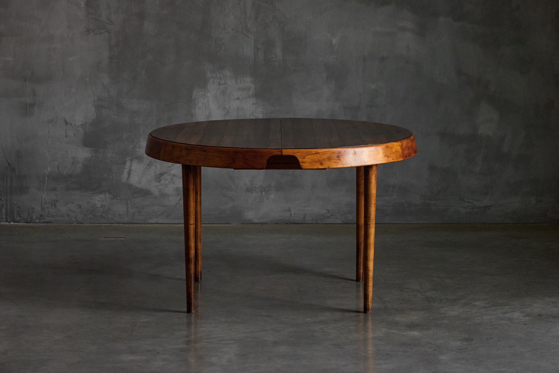 Expandable Caviuna Dining Table by Hauner Eisler, Brazil - circa 1955