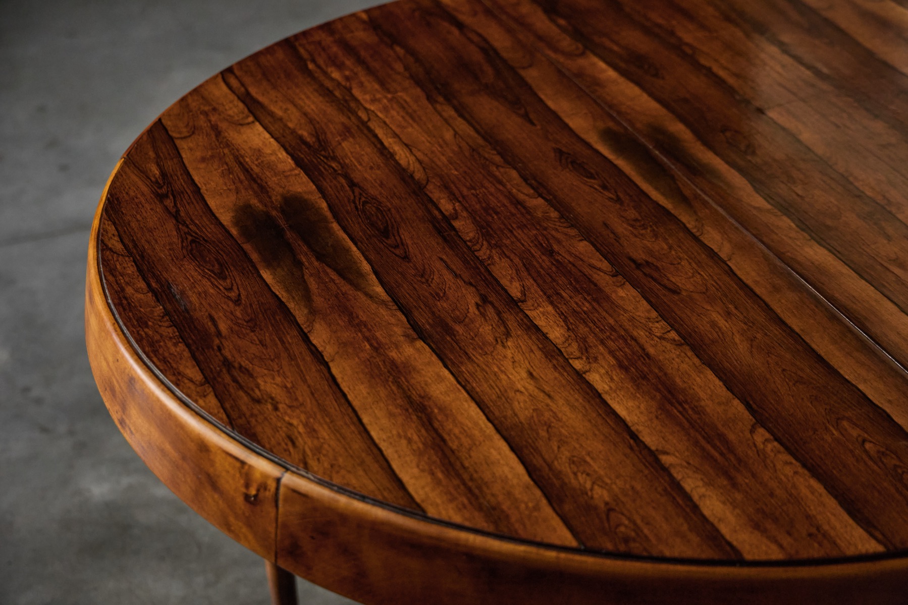 Expandable Caviuna Dining Table by Hauner Eisler, Brazil - circa 1955
