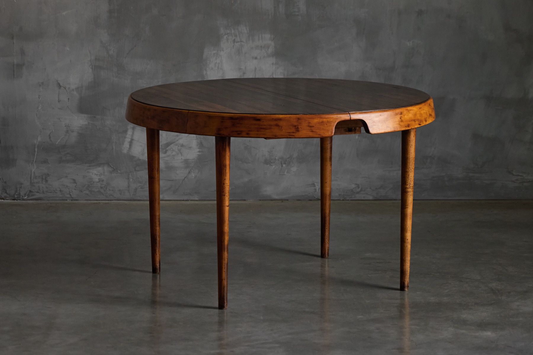 Expandable Caviuna Dining Table by Hauner Eisler, Brazil - circa 1955
