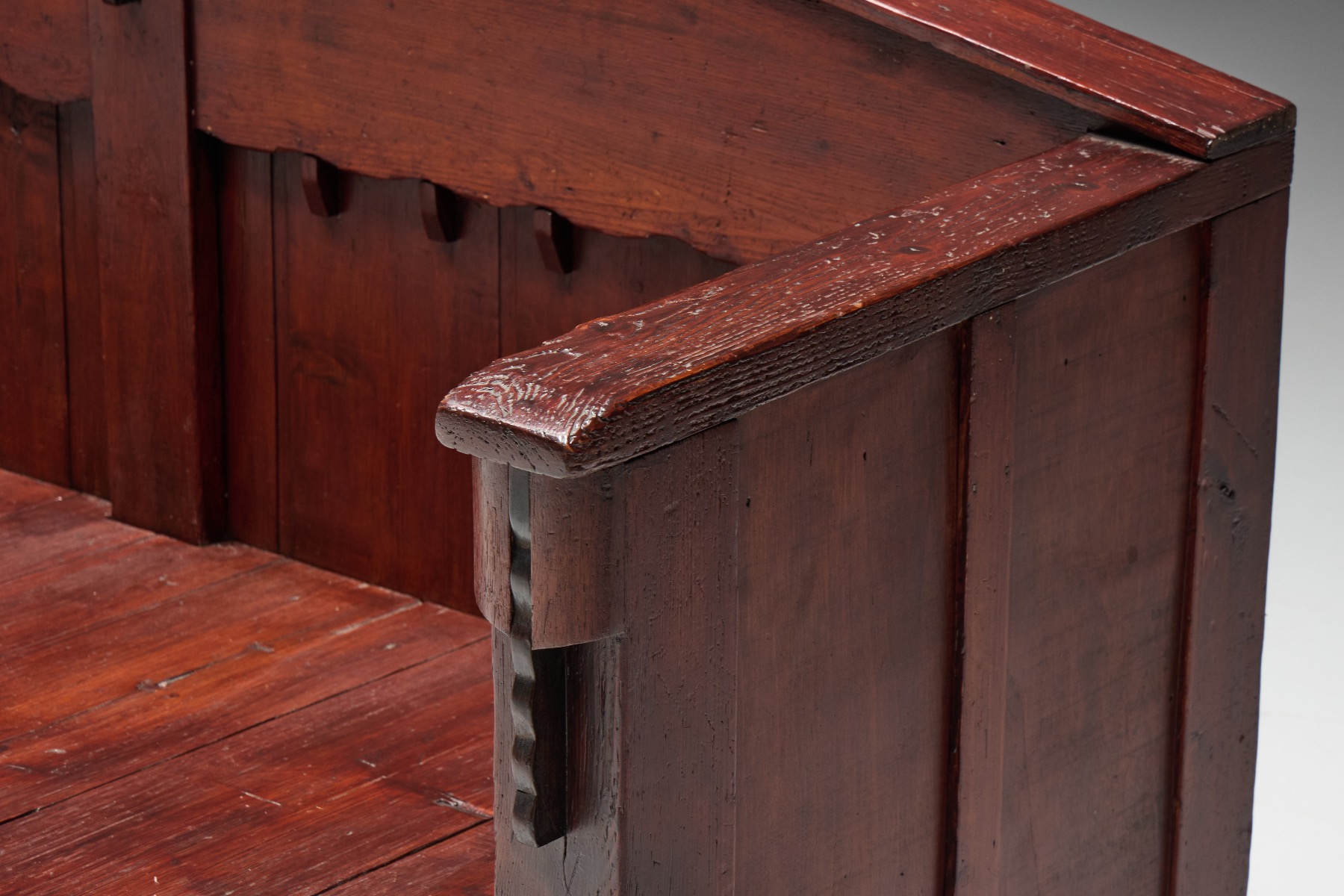 Expressionist Amsterdam School Bench - 1920s