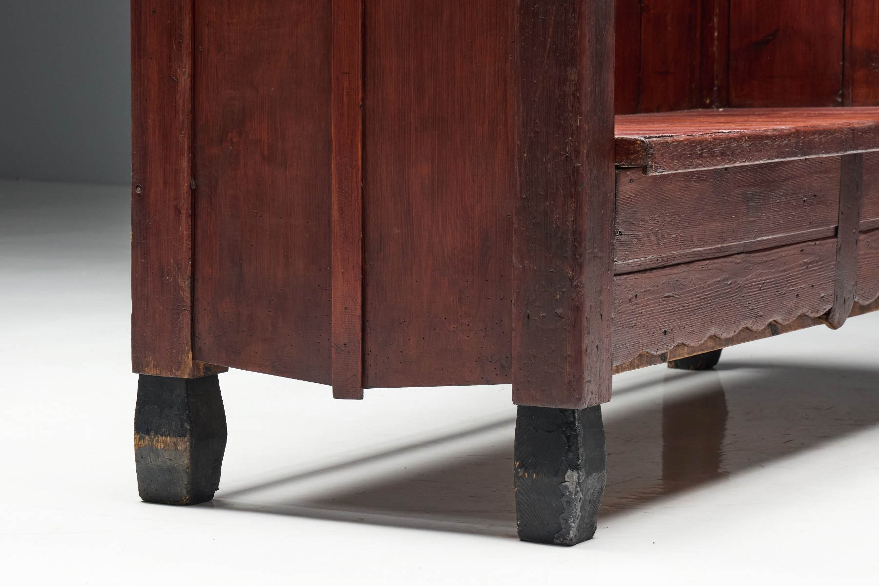 Expressionist Amsterdam School Bench - 1920s