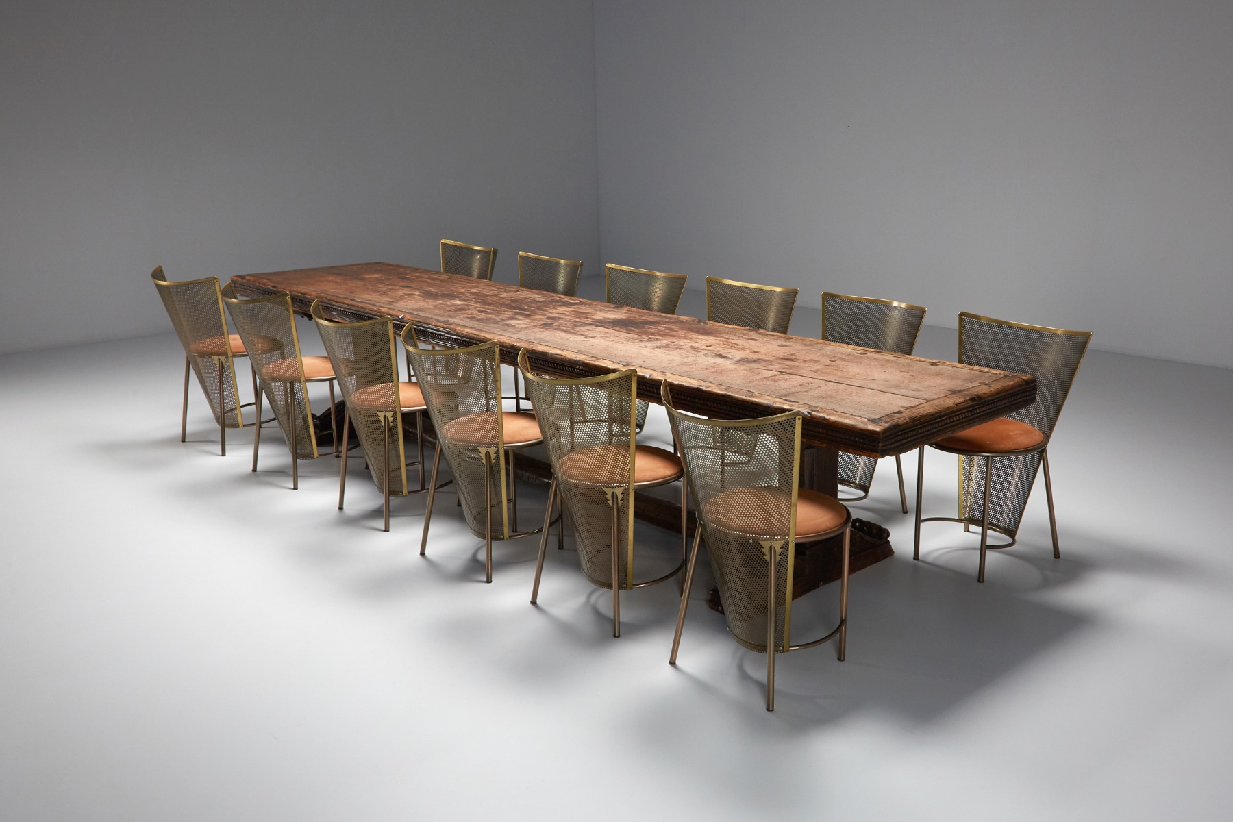 Extra Large French Antique Dining Table - 1800's