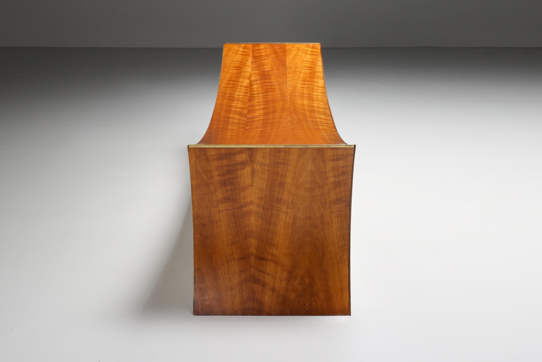  Floating Credenza in Walnut Wood - 1950's