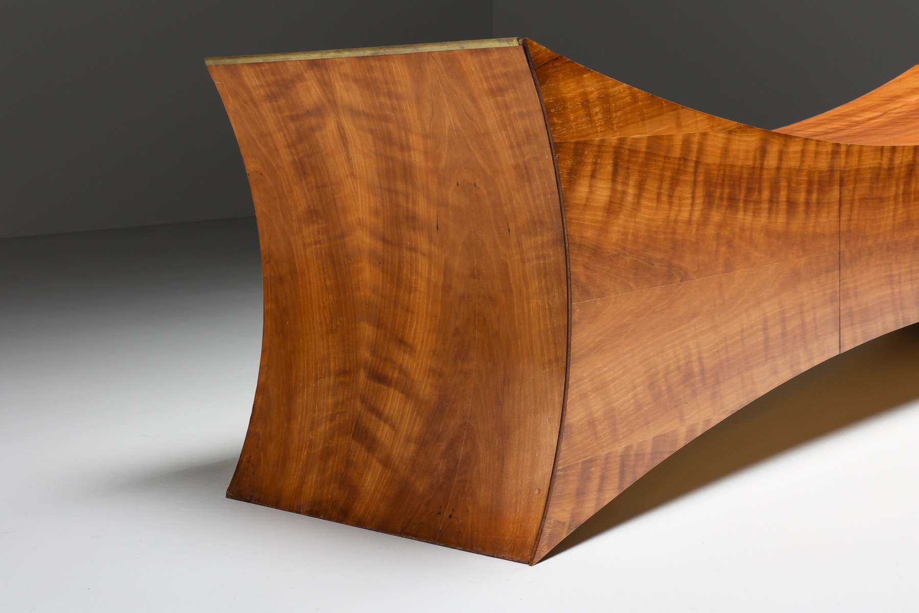 Floating Credenza in Walnut Wood - 1950's