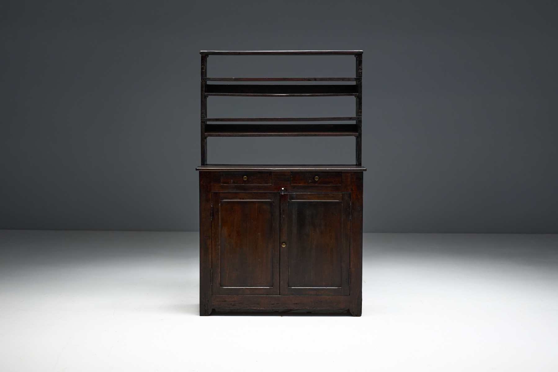 Folk Art Cabinet, Europe - Early 19th Century